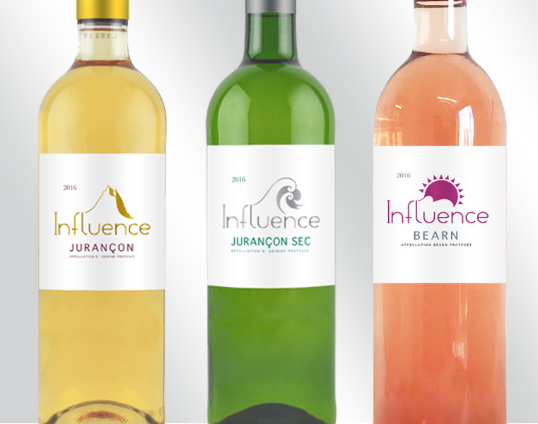 Réalisation de packaging pour une nouvelle gamme de vin AOC Jurançon