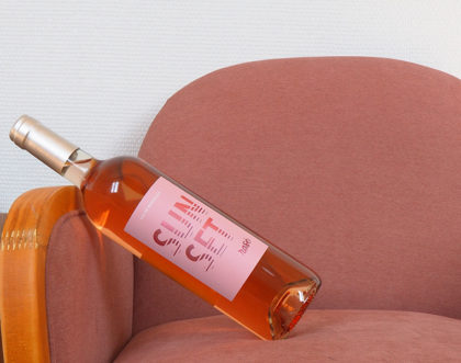 Création du packaging pour un Bordeaux Rosé « sunset »