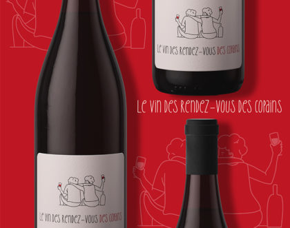 Un packaging pour un vin à partager entres copains